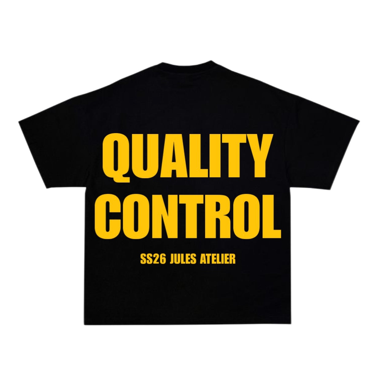 QUALITY CONTROL BLACK TEE