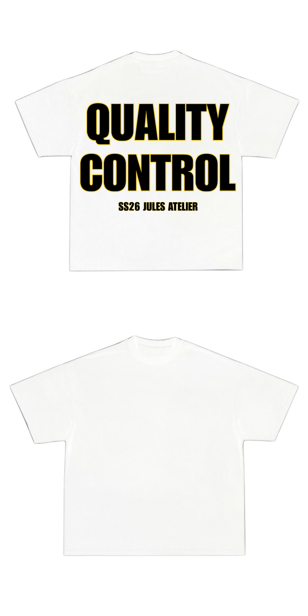 W/Y/B QUALITY CONTROL TEE