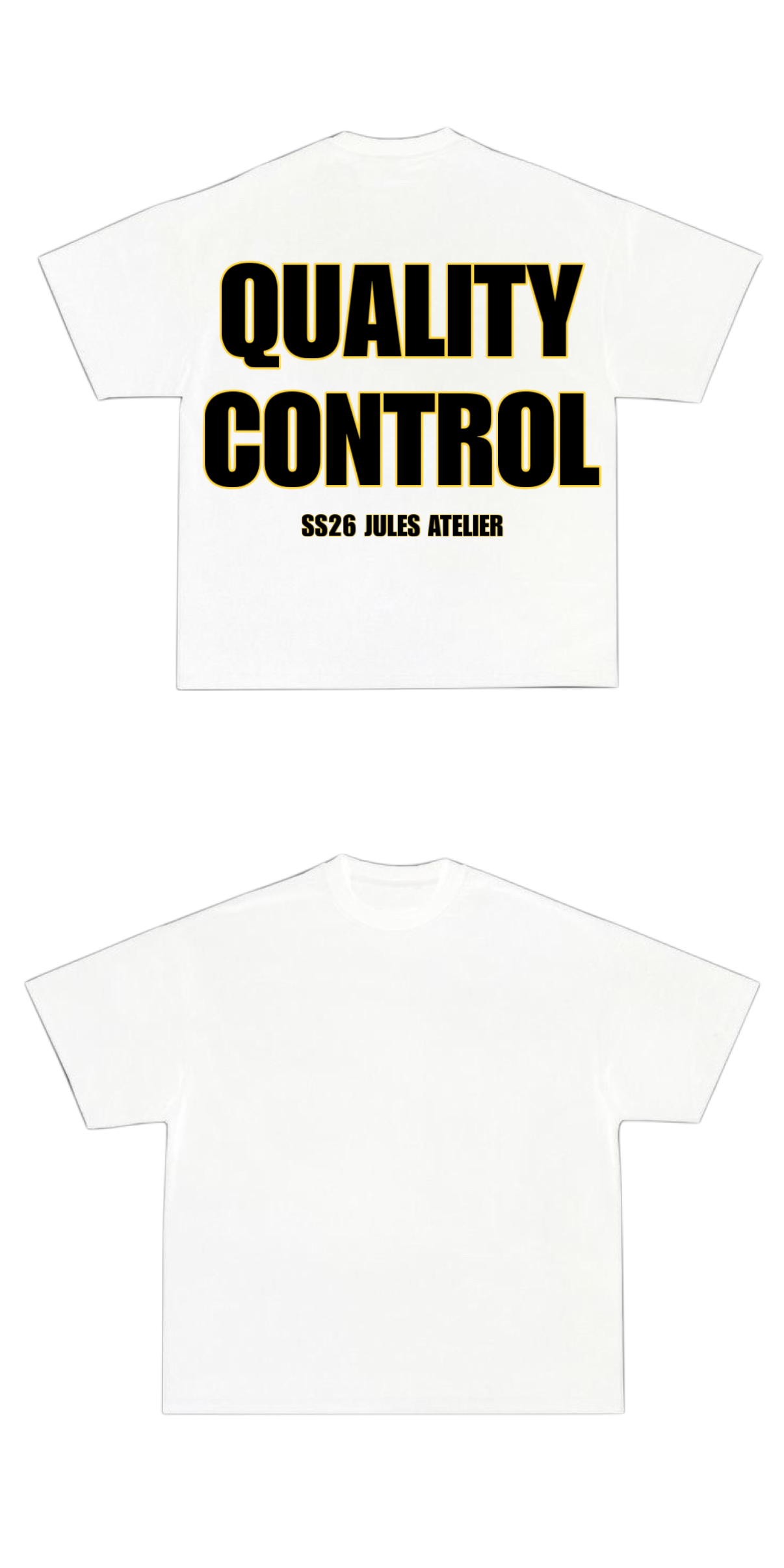 W/Y/B QUALITY CONTROL TEE