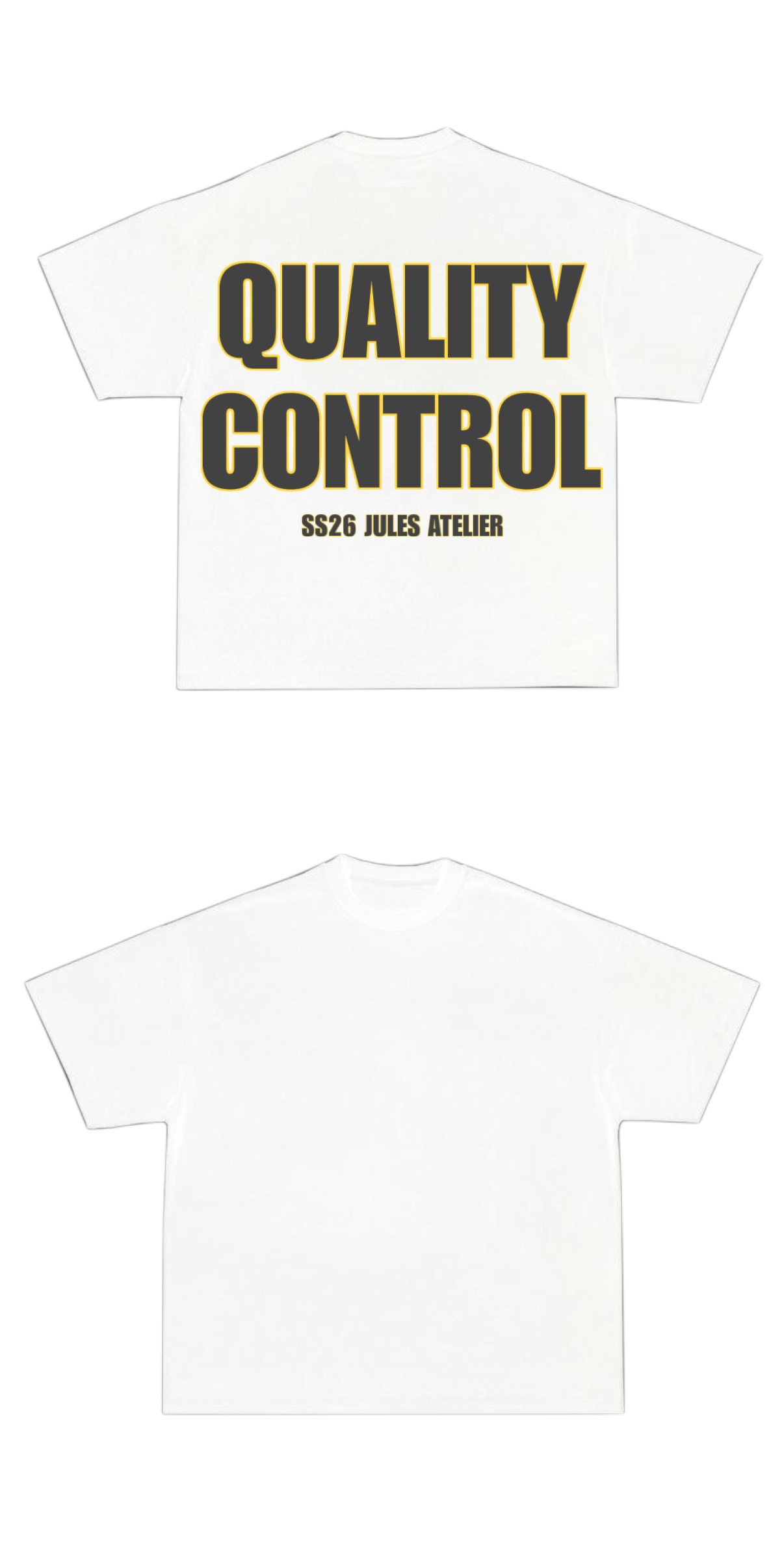 QUALITY CONTROL WHITE TEE