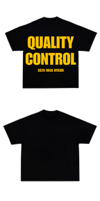 QUALITY CONTROL BLACK TEE