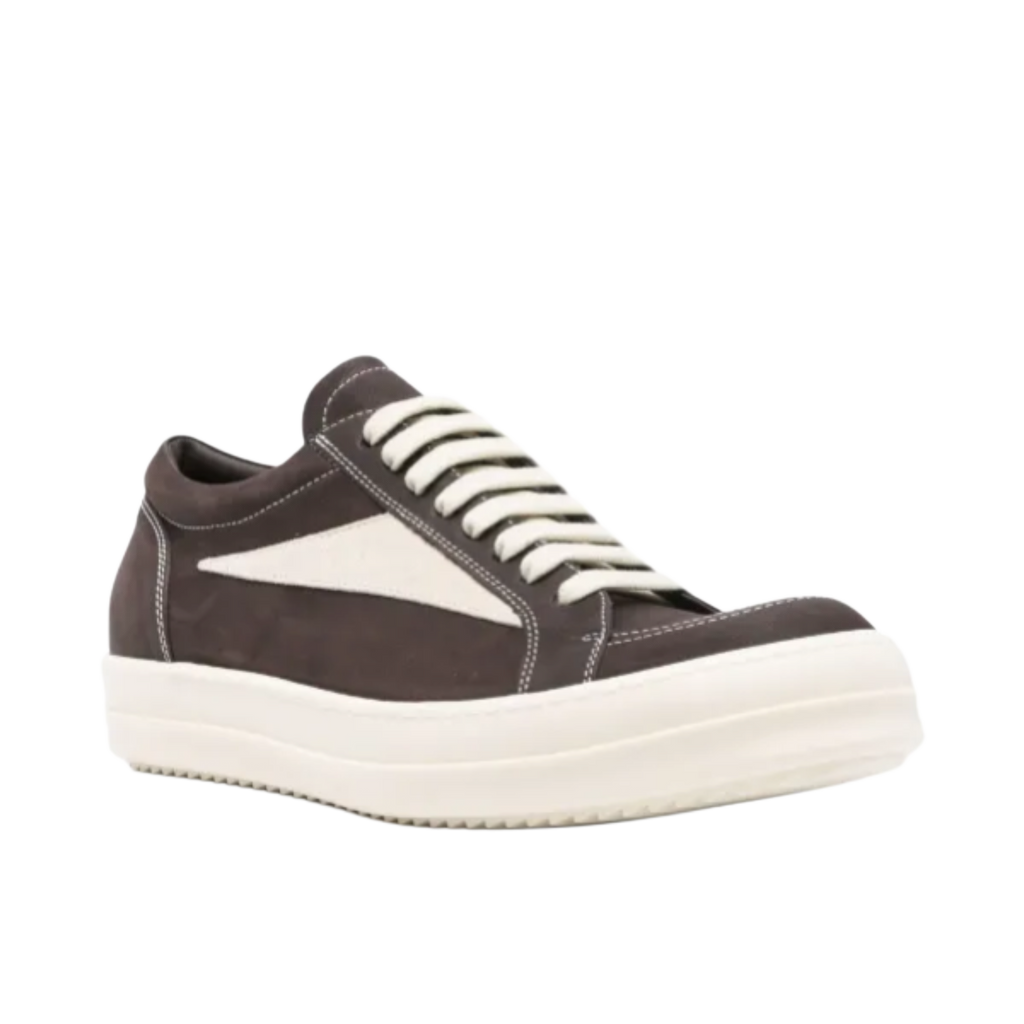 BROWN LOW TOP RICK OWENS